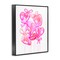 Stupell Industries Pink Heart and Bow Balloons Framed Giclee, design by Ziwei Li
